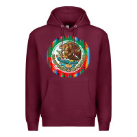 Mexico Coat Of Arms Premium Hoodie | Teevron