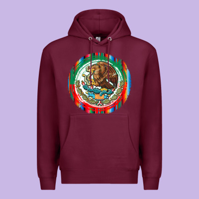 Mexico Coat Of Arms Premium Hoodie Designed By Texasbilliewilder