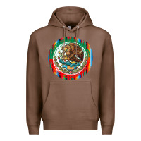 Chestnut Mexico Coat of Arms Premium Hoodie - texasbilliewilder