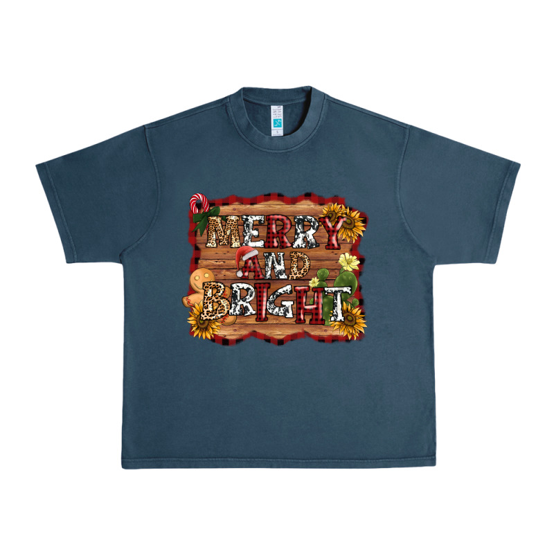 Merry And Bright Urban Heavy Tee by AdoDesignShop | Teevron