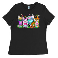 Black easter coffee cups Ladies Tee - Zillion Design Studio