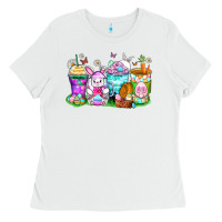 White easter coffee cups Ladies Tee - Zillion Design Studio