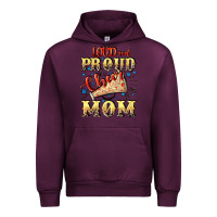 Mauve Wine Loud and proud cheer Mom Mother's Day Urban Hoodie - CowGirlArtShop