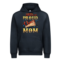 Navy Loud and proud cheer Mom Mother's Day Urban Hoodie - CowGirlArtShop