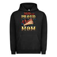 Pigment Black Loud and proud cheer Mom Mother's Day Urban Hoodie - CowGirlArtShop