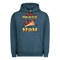 Pigment Midnight Navy Loud and proud cheer Mom Mother's Day Urban Hoodie - CowGirlArtShop