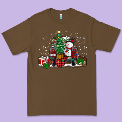 Christmas Truck Premium Tee Designed By Ranaportraitstore