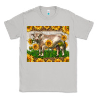 Moon Dust Western Charolais Bull With Sunflowers Classic Tee - LillyAllenDesigns