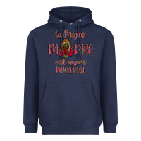 Navy La mejor Madre Del Mundo Mundial Heavyweight Hoodie - Bettercallsaul
