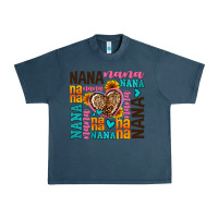 Midnight Navy nana nana nana with hearts Urban Heavy Tee - AdoDesignShop