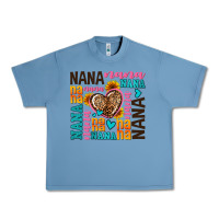Pebble Blue nana nana nana with hearts Urban Heavy Tee - AdoDesignShop