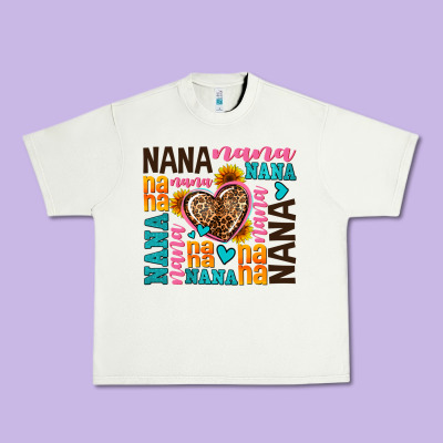 Nana Nana Nana With Hearts Urban Heavy Tee Designed By Adodesignshop