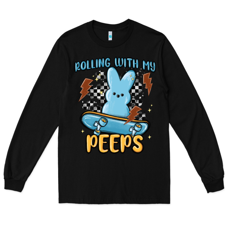Skateboard Bunny Long Sleeve Tee by MaliasSmallBusiness | Teevron