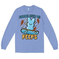 Colony Blue skateboard bunny Long Sleeve Tee - MaliasSmallBusiness