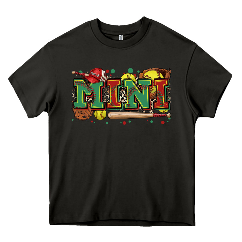 Mini Softball Heavy Core Tee by Zillion Design Studio | Teevron