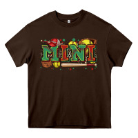 Chocolate Brown mini softball Heavy Core Tee - Zillion Design Studio