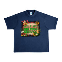 Navy just a girl who loves christmas Urban Heavy Tee - AdoDesignShop