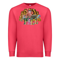Cardinal Fall Scene Pumpkin Watercolor Pig Wagon Serape Cheetah Premium Sweatshirt - Bettercallsaul
