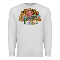 Dove Grey Fall Scene Pumpkin Watercolor Pig Wagon Serape Cheetah Premium Sweatshirt - Bettercallsaul