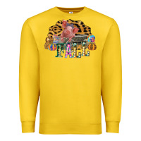 Lemon Fall Scene Pumpkin Watercolor Pig Wagon Serape Cheetah Premium Sweatshirt - Bettercallsaul