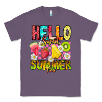 Lavender Hello Sweet Summer Time Classic Tee - CowhideDigitalArt