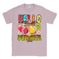 Lilac Hello Sweet Summer Time Classic Tee - CowhideDigitalArt