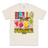 Natural Hello Sweet Summer Time Classic Tee - CowhideDigitalArt