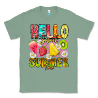 Sage Hello Sweet Summer Time Classic Tee - CowhideDigitalArt