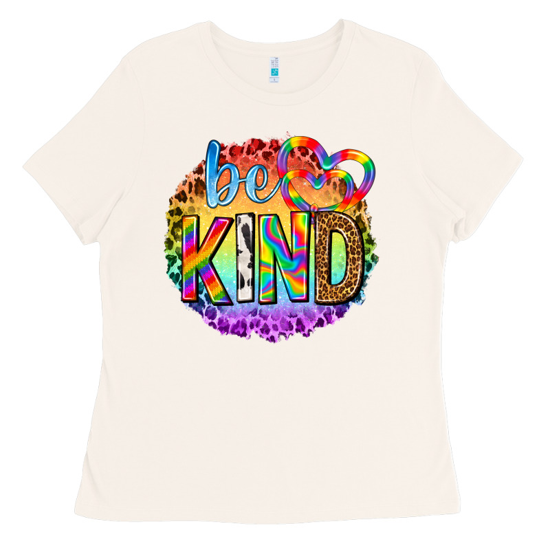 Be Kind With Heart Ballons Ladies Tee by texasbilliewilder | Teevron
