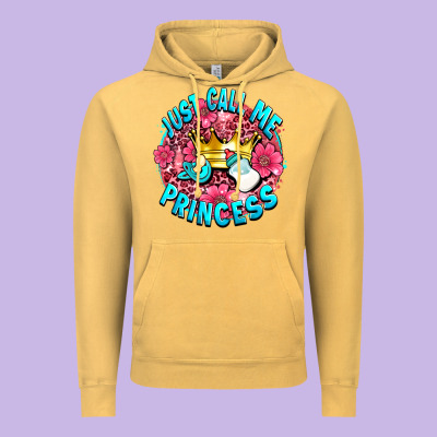 Just Call Me Princess Vintage Hoodie Designed By Adodesignshop