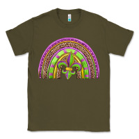 Army Green mardi gras rainbow Classic Tee - Jasminsmagicworld