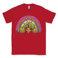 Red mardi gras rainbow Classic Tee - Jasminsmagicworld