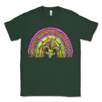 Sports Green mardi gras rainbow Classic Tee - Jasminsmagicworld
