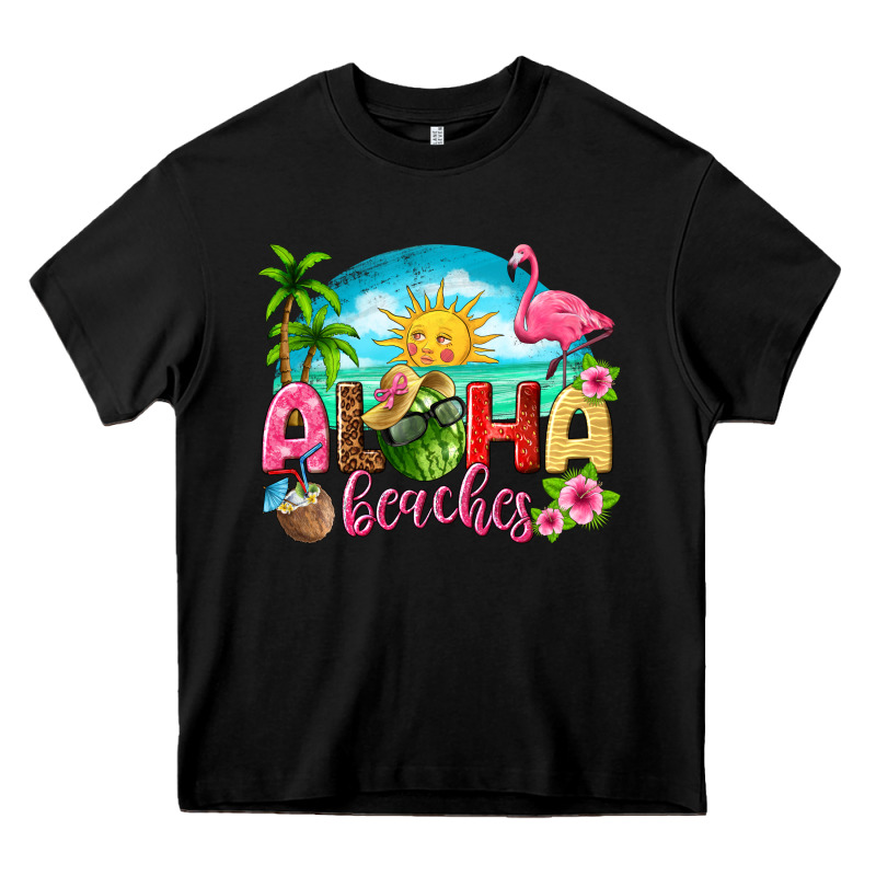 Aloha Beaches Heavy Core Tee by texasbilliewilder | Teevron