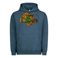 Pigment Midnight Navy Do it for the culture Urban Hoodie - HowdyJamesFarm