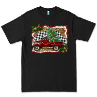 Black christmas truck with tree Premium Tee - RanaPortraitStore