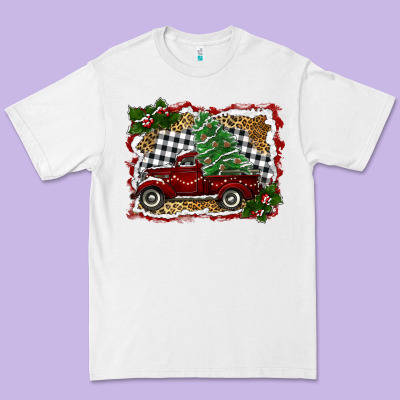 Christmas Truck With Tree Premium Tee Designed By Ranaportraitstore