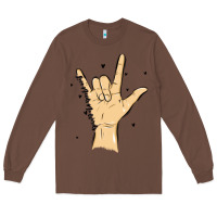 Chestnut love needs no words Long Sleeve Tee - MaliasSmallBusiness