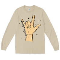 Mushroom love needs no words Long Sleeve Tee - MaliasSmallBusiness