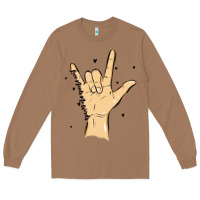 Toasted Coconut love needs no words Long Sleeve Tee - MaliasSmallBusiness