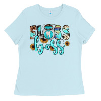 Baby Blue floss boss Ladies Tee - JahusDesignShop