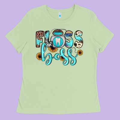 Floss Boss Ladies Tee Designed By Jahusdesignshop