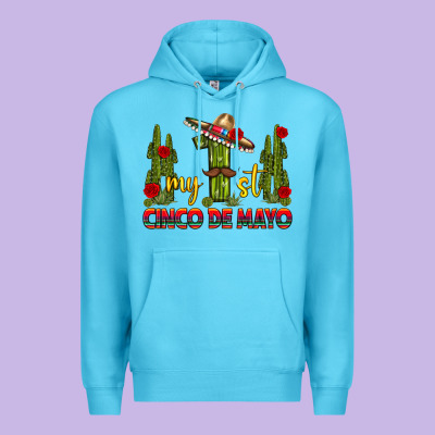 My 1st Cinco De Mayo Premium Hoodie Designed By Texasbilliewilder