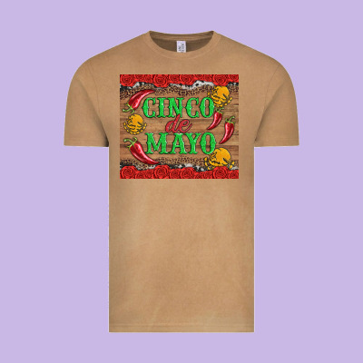 Cinco De Mayo Vintage Tee Designed By Artiststas