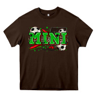 Chocolate Brown mini soccer Heavy Core Tee - Zillion Design Studio