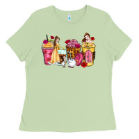 Matcha princess cartoon coffee cups Ladies Tee - Zillion Design Studio