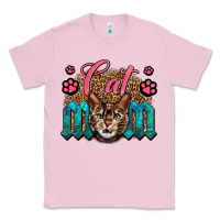 Bubblegum Pink Western Cat Mom Classic Tee - LillyAllenDesigns