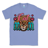 Colony Blue Western Cat Mom Classic Tee - LillyAllenDesigns