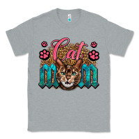 Heather Grey Western Cat Mom Classic Tee - LillyAllenDesigns
