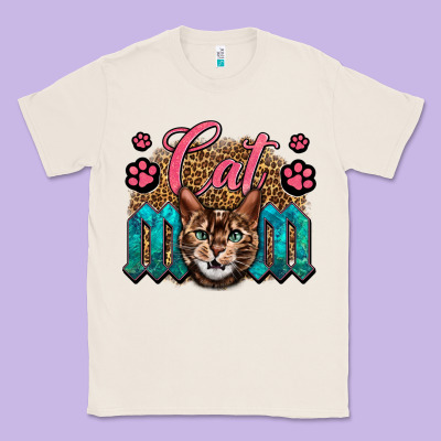 Western Cat Mom Classic Tee Designed By Lillyallendesigns